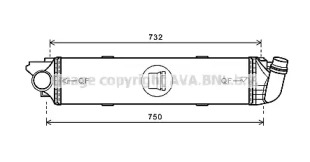 AVA QUALITY COOLING rt4622 -  Интеркулер